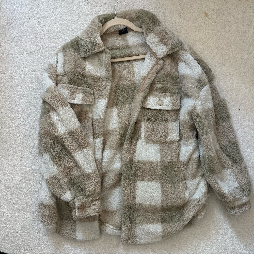 PacSun Faux Fur Flannel